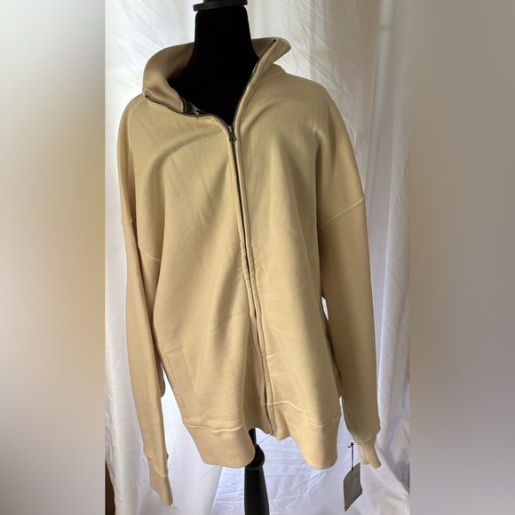 J America Zip Up High Collar Sweatshirt XXL New With Tags - Picture 1 of 8